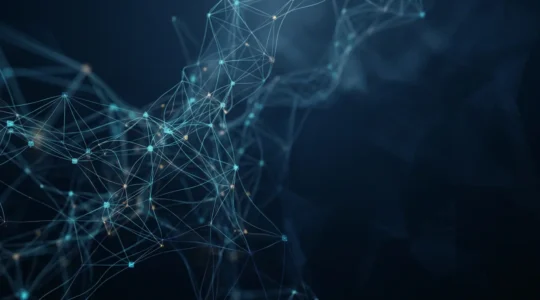 Professional visualization of blockchain transparency enabling crypto market prediction through on-chain analysis