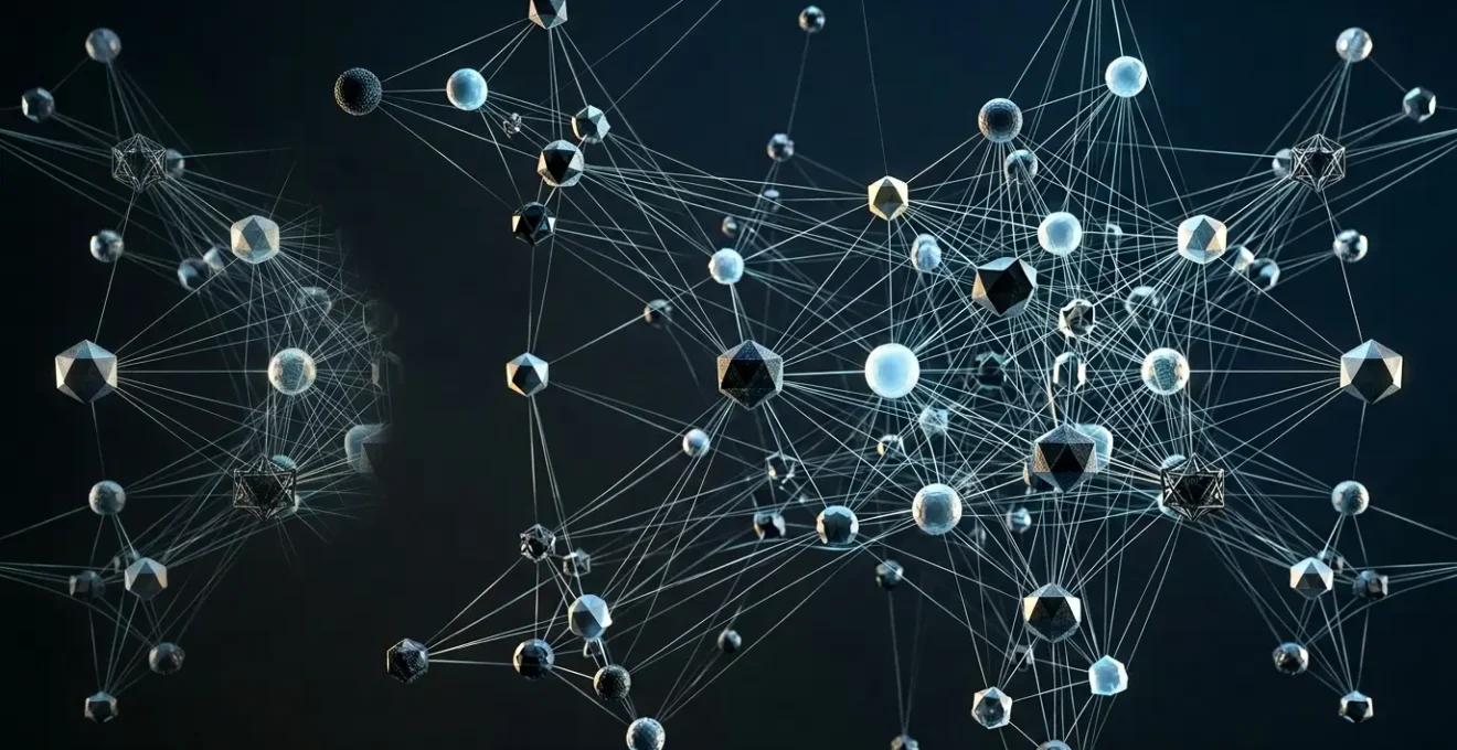 Strategic blockchain infrastructure investment visualization showing network nodes and digital architecture