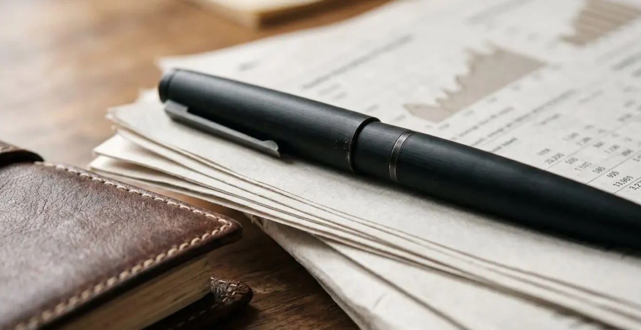 Close-up photograph of financial planning calculation process symbolizing liability coverage assessment