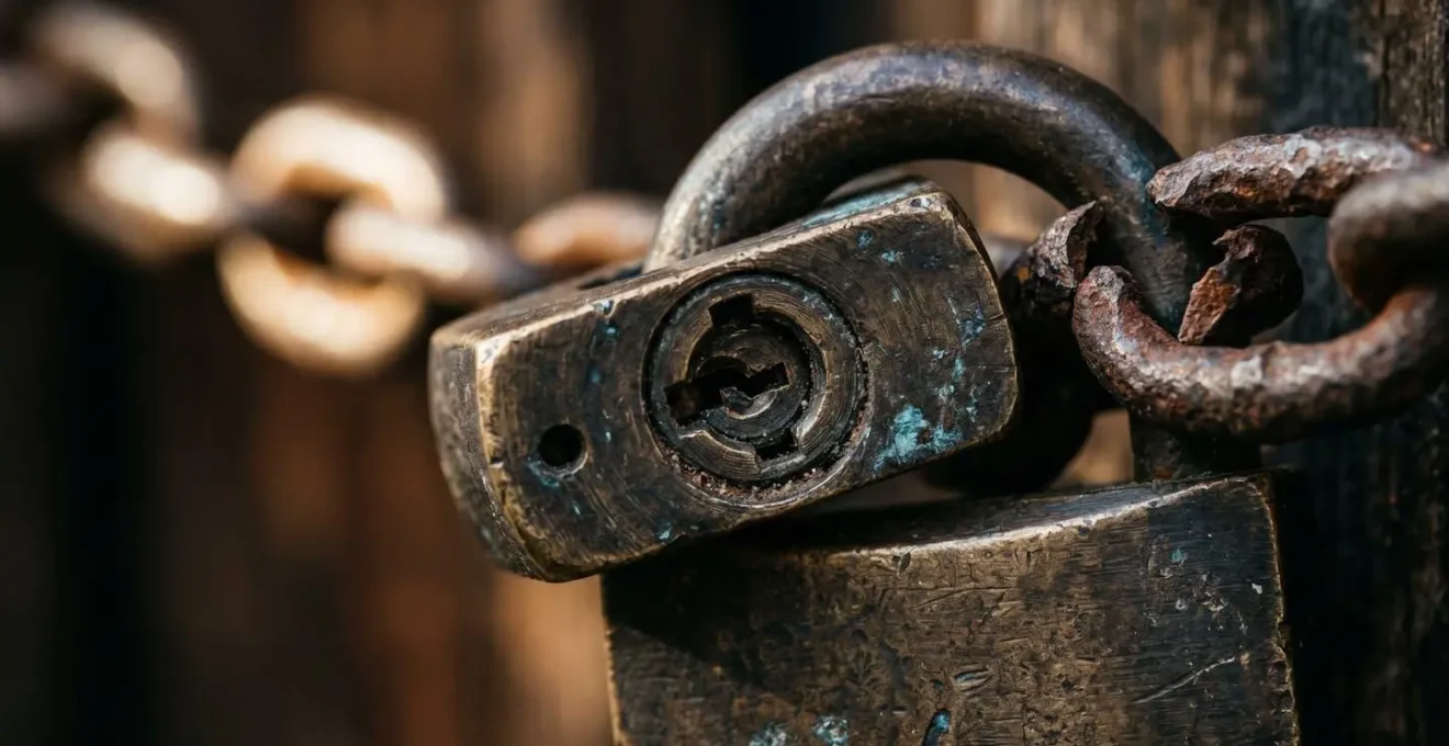 Close-up conceptual image representing the irreversible consequences of breaking a fixed-term financial commitment