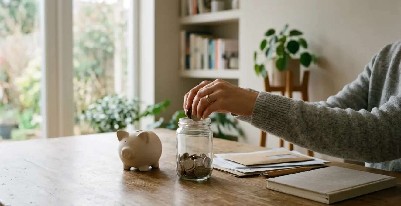 A peaceful family financial planning scene symbolizing security and preparedness