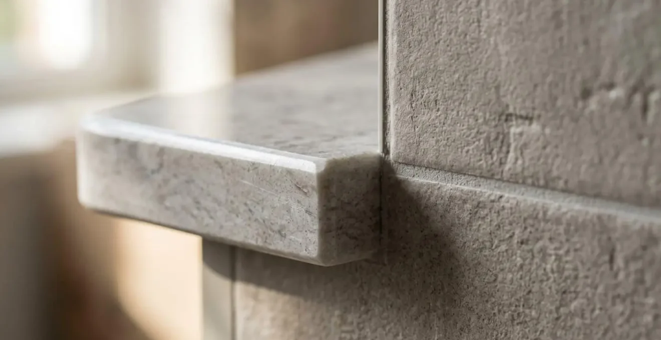 Close-up view of premium home renovation materials and finishes showcasing quality craftsmanship
