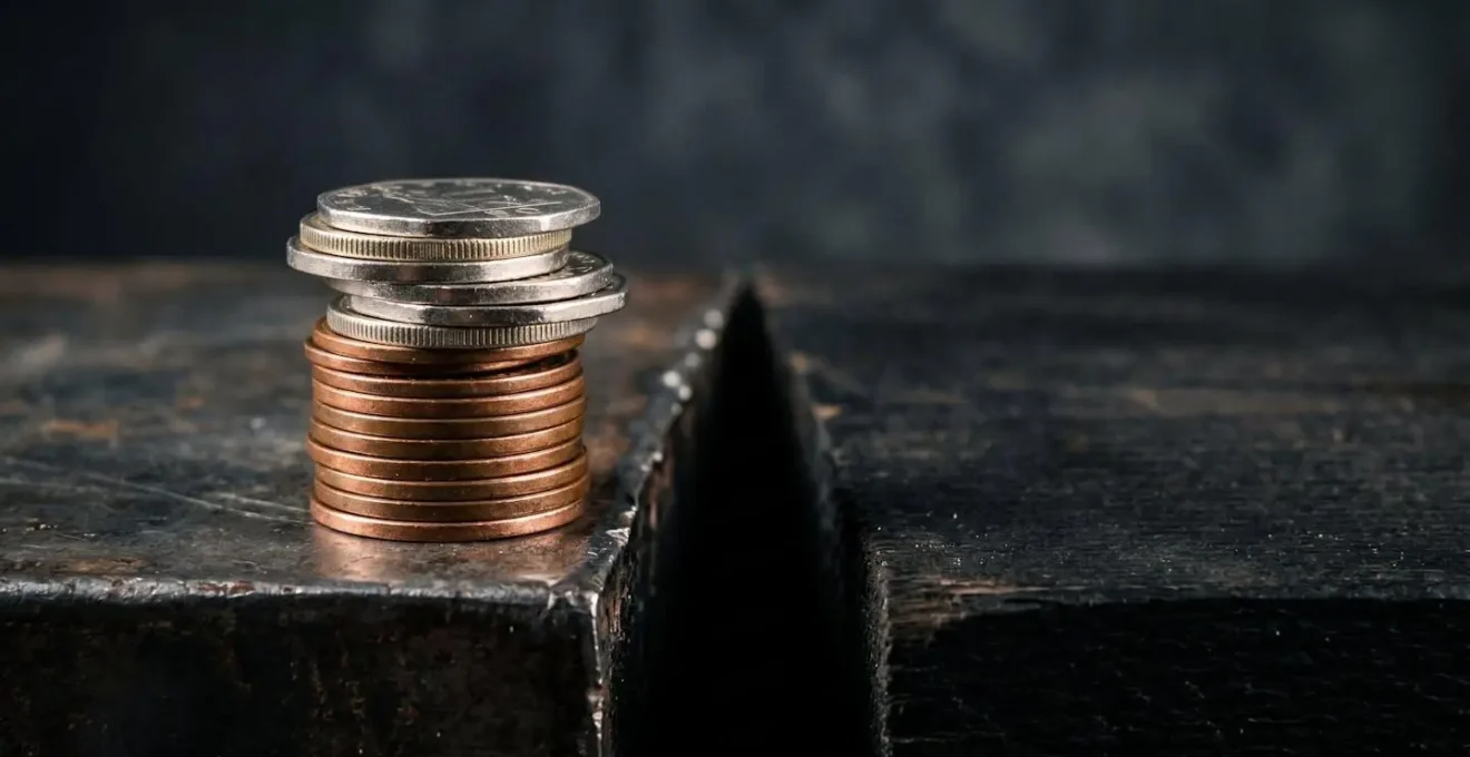 Abstract representation of insurance coverage gap showing financial shortfall from underinsurance