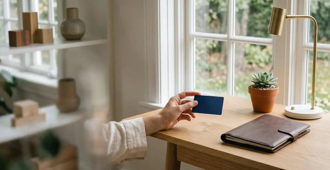 Contemporary home office scene showing financial planning and cash flow optimization