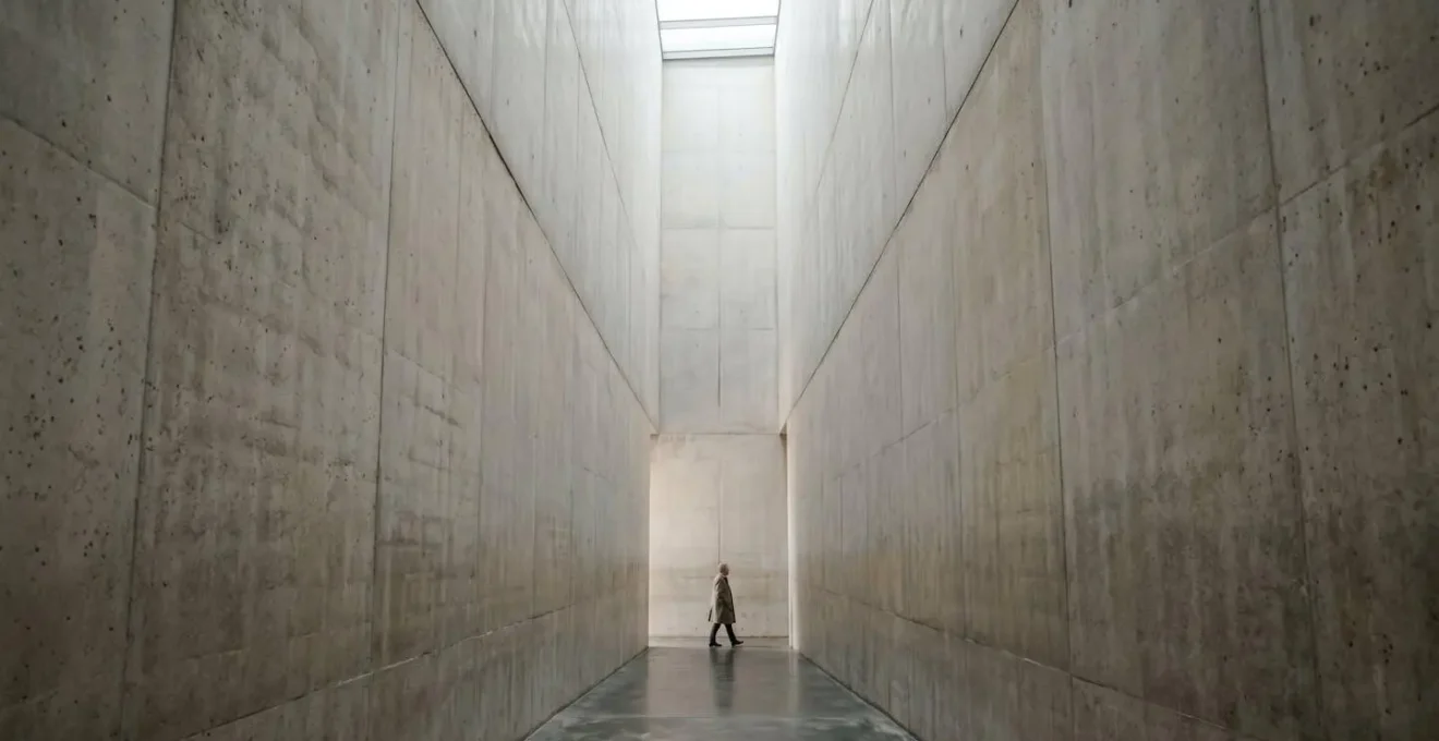 Minimalist composition showing constrained space representing financial limitation and property value challenges