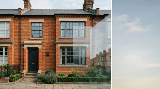 Investor reviewing property investment portfolio with focus on passive income strategy