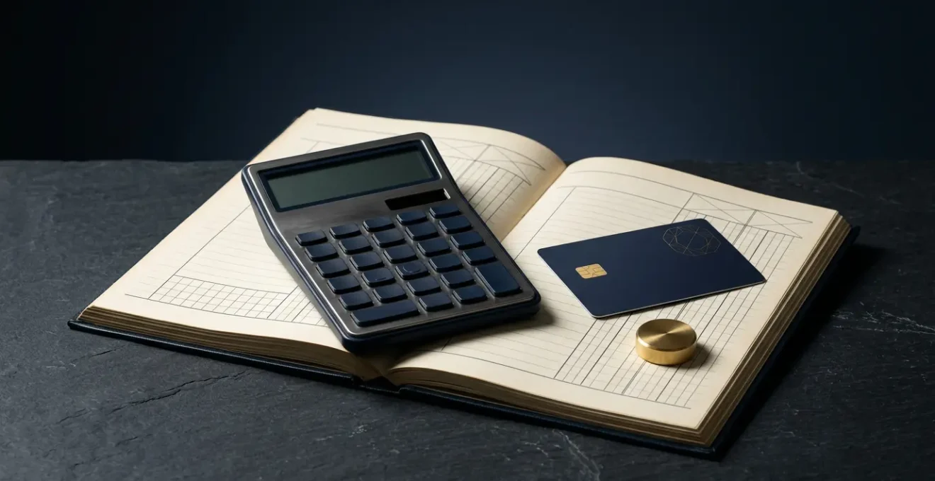 Strategic financial planning concept with credit management tools and liquidity optimization